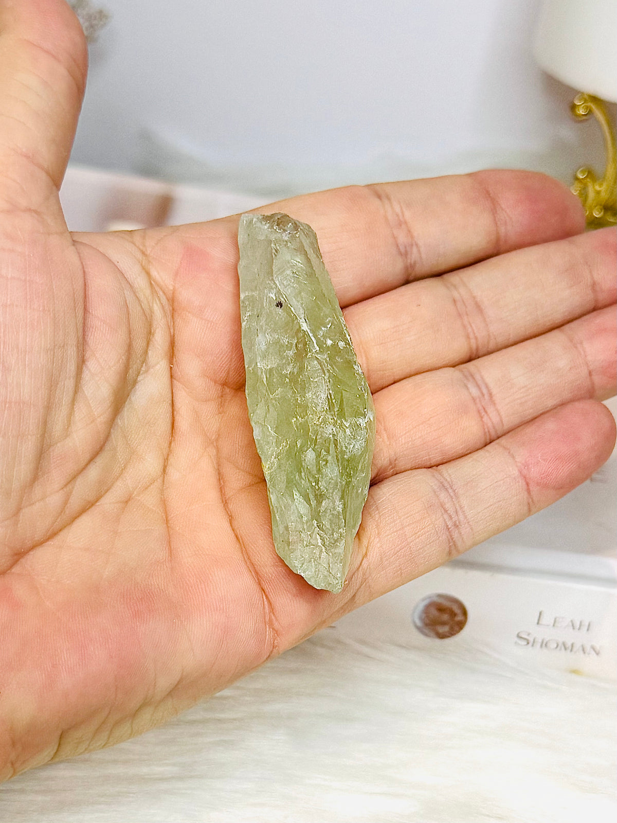 Natural Prasiolite | Green Amethyst Specimen 7cm