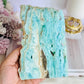 High Grade Incredible 15.5cm x 11cm Natural Blue Aragonite Slab