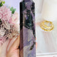 Stunning Large Chunky Root Fluorite Tower 19cm