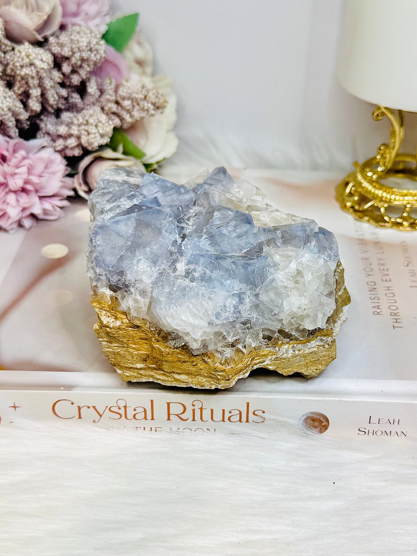 Large Pastel Cubed Fluorite Freeform 11cm 681g