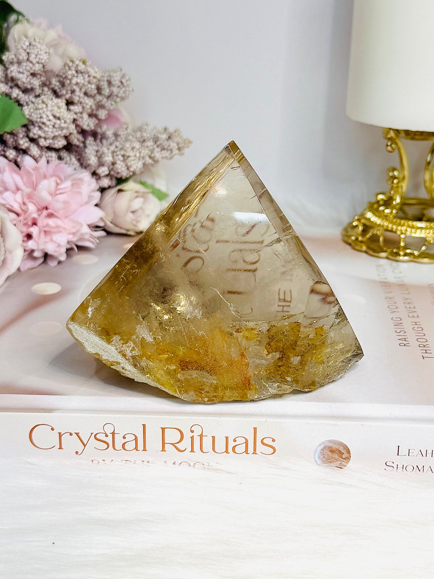 Natural Golden Healer Quartz Polished Freeform 10cm 421g