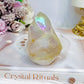 Angel Aura Quartz Carved Flame 8cm (imperfection in back) $39 x