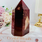 Large 12cm 583gram Chunky Carnelian Druzy Tower