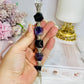 Magical Large Amethyst Geometric Wand 18cm