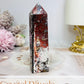 Mexican Lace Druzy Agate Tower 10.5cm