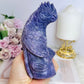 Lepidolite Carved Parrot | Bird Large 14cm 588g