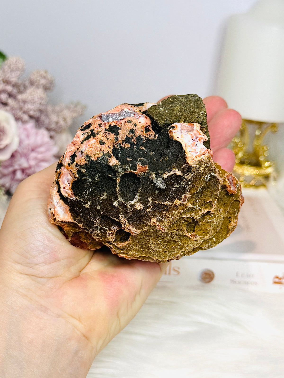 Natural Rough Agate Freeform 499g