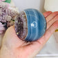 High Grade Druzy Amethyst | Agate Sphere on Stand 475g