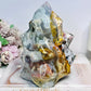 Huge Ocean Jasper Carved Flame 17cm 1.87KG