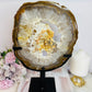 Absolutely Spectacular Statement Piece!! Natural Large Druzy Agate Portal On Stand 30cm 1.85KG