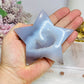 Druzy Agate Carved Star on Stand 10cm
