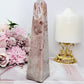 Stunning 18cm Tall Pink Amethyst Obelisk | Tower From Brazil