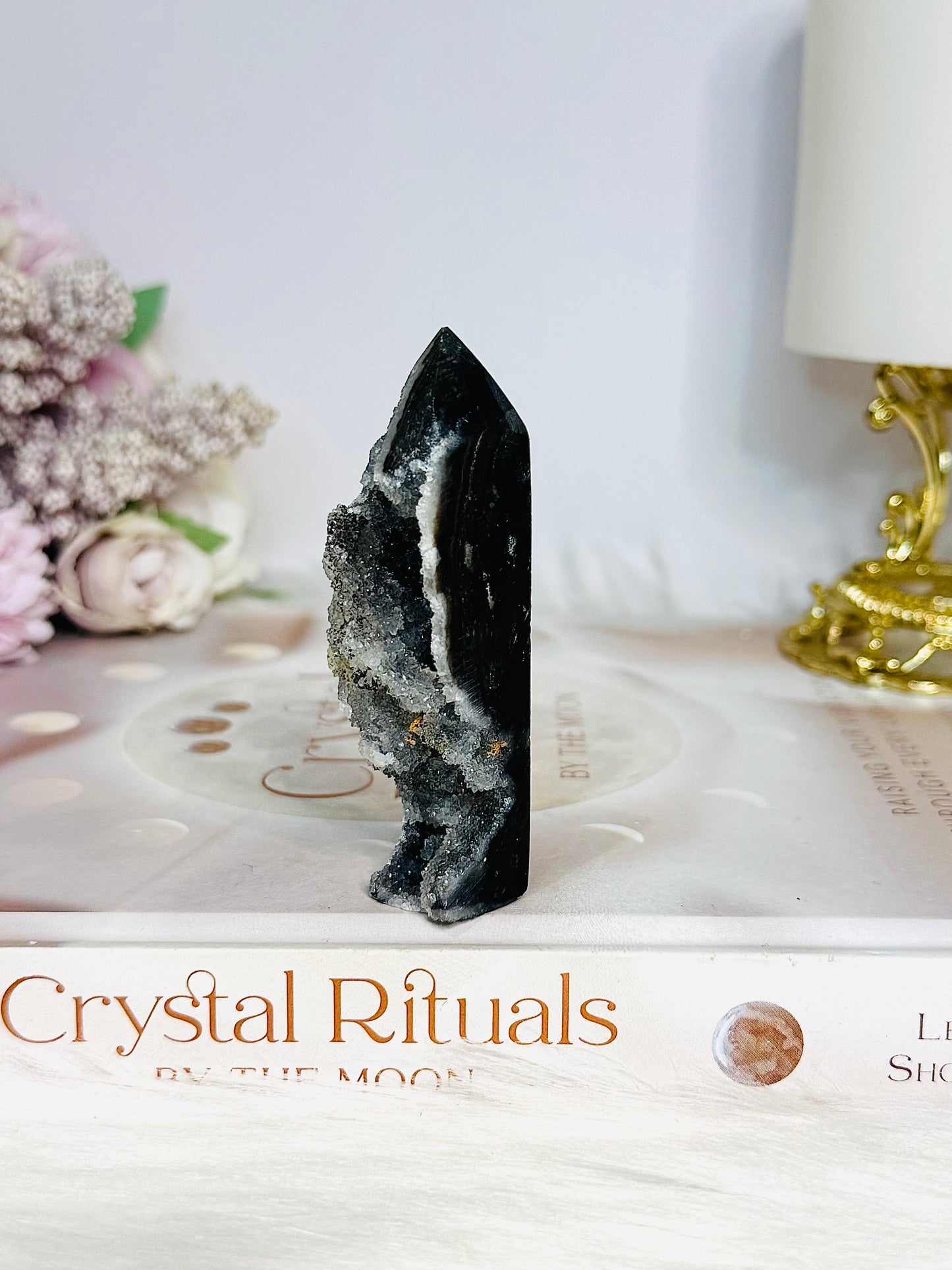 Black Sphalerite Tower 7.5cm