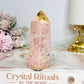 Pink Peruvian Rhodonite Tower 9cm