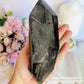 Stunning Large 17.5cm 731gram Smokey Quartz Double Terminated Point