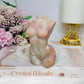 Pink Opal Carved Female Body 318g 10cm