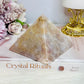 Large Pink Amethyst Pyramid with Druzy On One Corner 516g