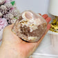 Natural Pink Amethyst Druzy Freeform 451g 7cm
