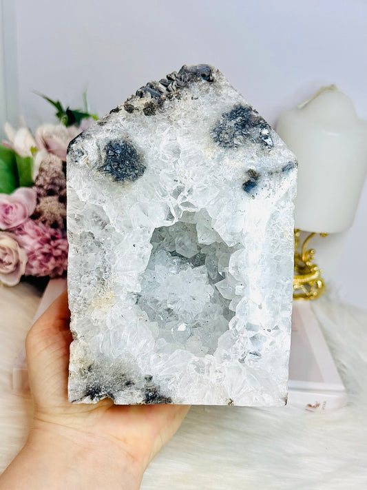 Huge Druzy Agate Freeform | Tower 16.5cm 1.8KG