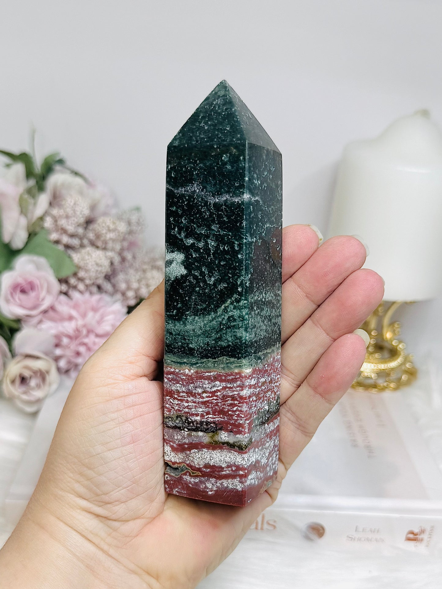 Ocean Jasper Tower 14cm