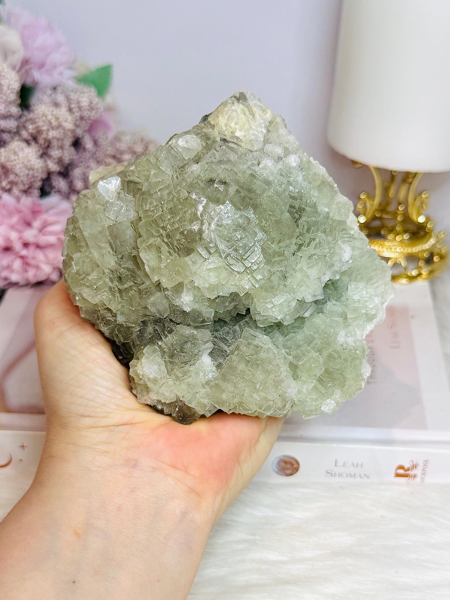 Large Natural Green Fluorite Specimen 722g