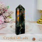 High Grade Labradorite Tower Full of Flash 9.5cm