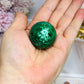Natural Malachite From Congo Sphere on Stand 92g