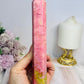 Rare Large Thulite Tower with Epidote Inclusions 19cm