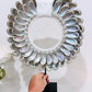 Incredible Large 42cm Mother Of Pearl Necklace On Stand Absolutely Spectacular