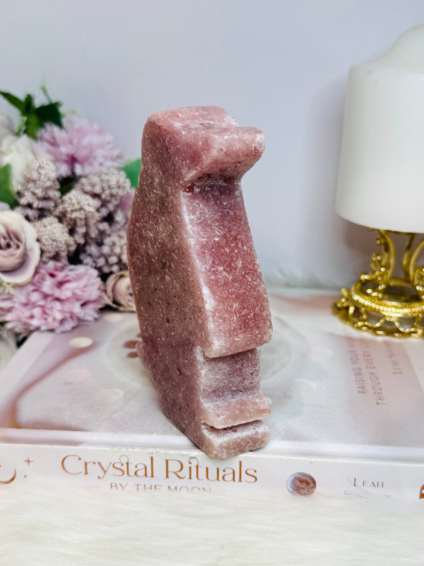 Large Pink Amethyst Chunky Penguin 13cm 426g
