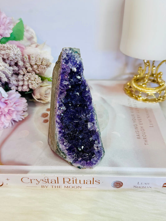 High Grade Amethyst Base Cut Cluster 12cm