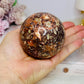 Large Money Agate Sphere on Stand 426g
