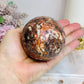 Large Money Agate Sphere on Stand 432g