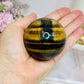 Tigers Eye Sphere with Blue Flash 279g