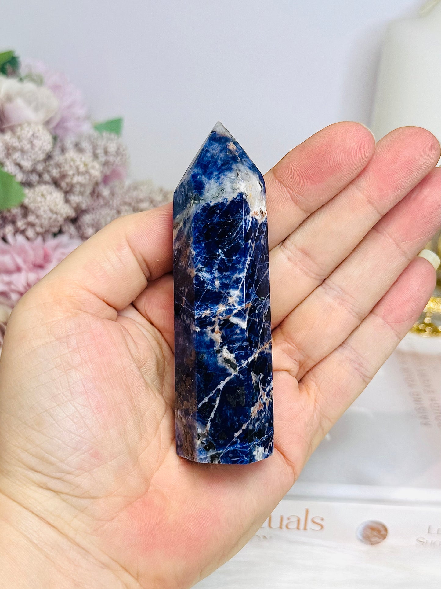 Chunky Blue Sodalite Tower 9.5cm