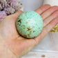 A Rare Stone ~ Genuine Inca Turquoise Sphere 188g On Stand