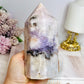 High Grade Chunky Pink Amethyst Druzy Tower 14.5cm 742g
