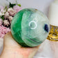 Large Green Fluorite Sphere on Stand 1.45KG
