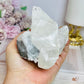 Large Clear Quartz Specimen with Pyrite 424g