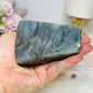 Labradorite Freeform with Lilac Flash 9.5cm 281g ~ Reduced as damaged