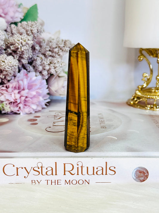 Tigers Eye Flashy Tower 8cm