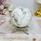 Large Howlite Sphere on Stand 726g