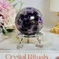 Beautiful Dream | Chevron Amethyst Sphere on Stand 263grams