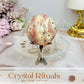 Peach Blossom Tourmaline Sphere On Stand 141g