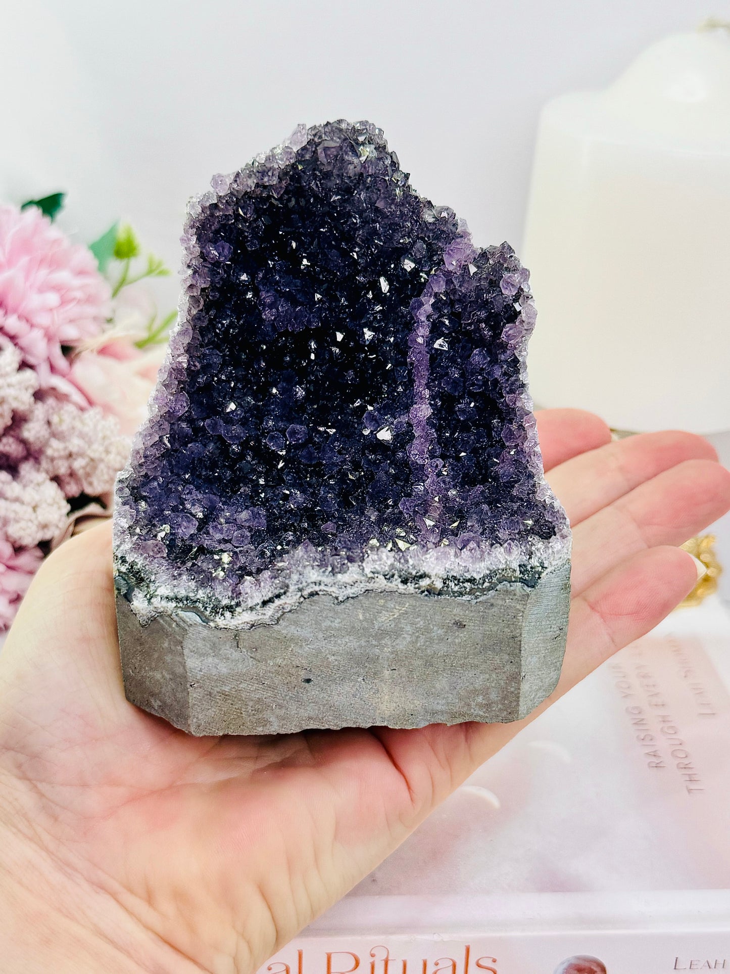 Beautiful 10cm Base Cut Amethyst from Brazil