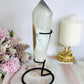 Large Druzy Agate Double Terminated Point On Stand 21cm (inc stand)