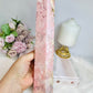 Huge Pink Peruvian Rhodochrosite Tower 29cm 993grams