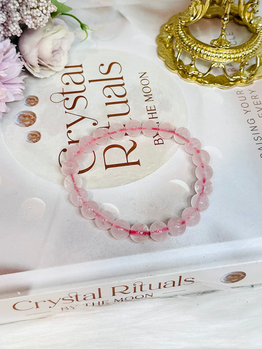 Rose Quartz Bracelet In Gift Bag