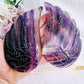 Purple Fluorite Wings on Gold Stand 20cm Tall (Inc Stand)