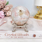 Druzy Pink Amethyst Sphere on Stand 285g
